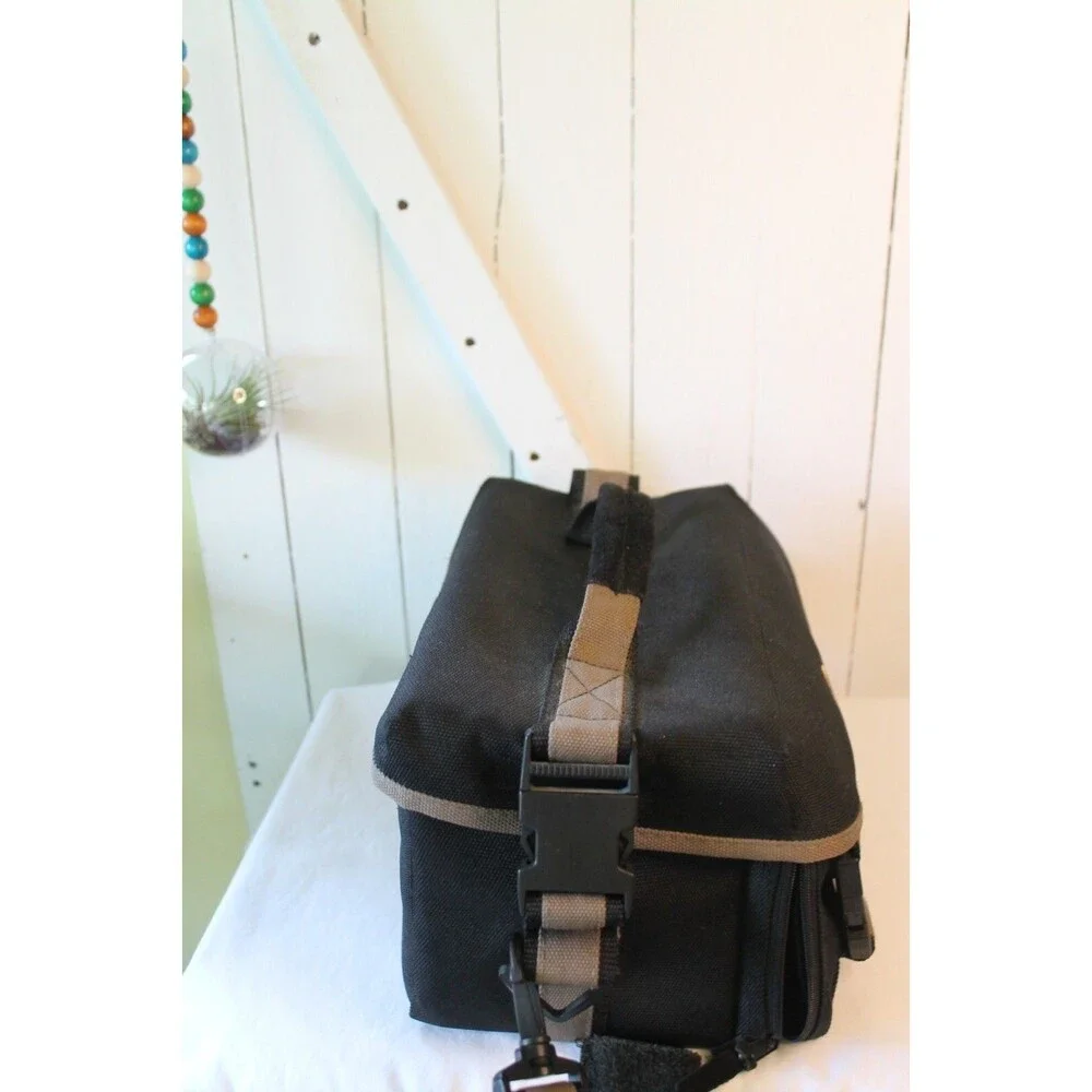 Vintage CAMERA BAG CASE - Canvas Multiple Compartments Photography  8x8x12